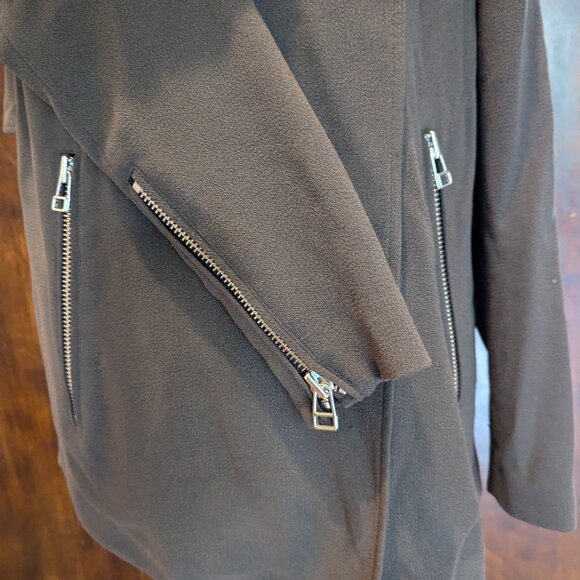 Wilfred Aritzia Mayet Blazer Moto Jacket Olive Drab size Small - Picture 10 of 15